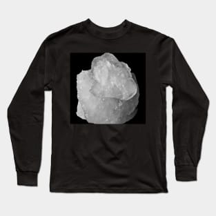 Ice on a Black Background Long Sleeve T-Shirt